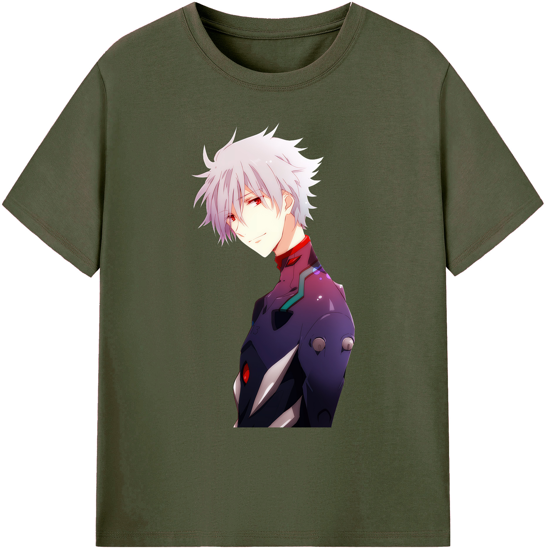 （画像用） EVA 新世紀エヴァンゲリオン 綿100％ メンズ半袖Tシャツ｜肌触りやわらか＆通気性